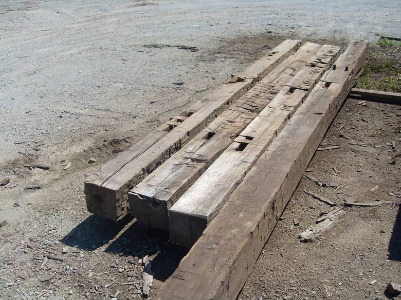 Hand Hewn Timbers
